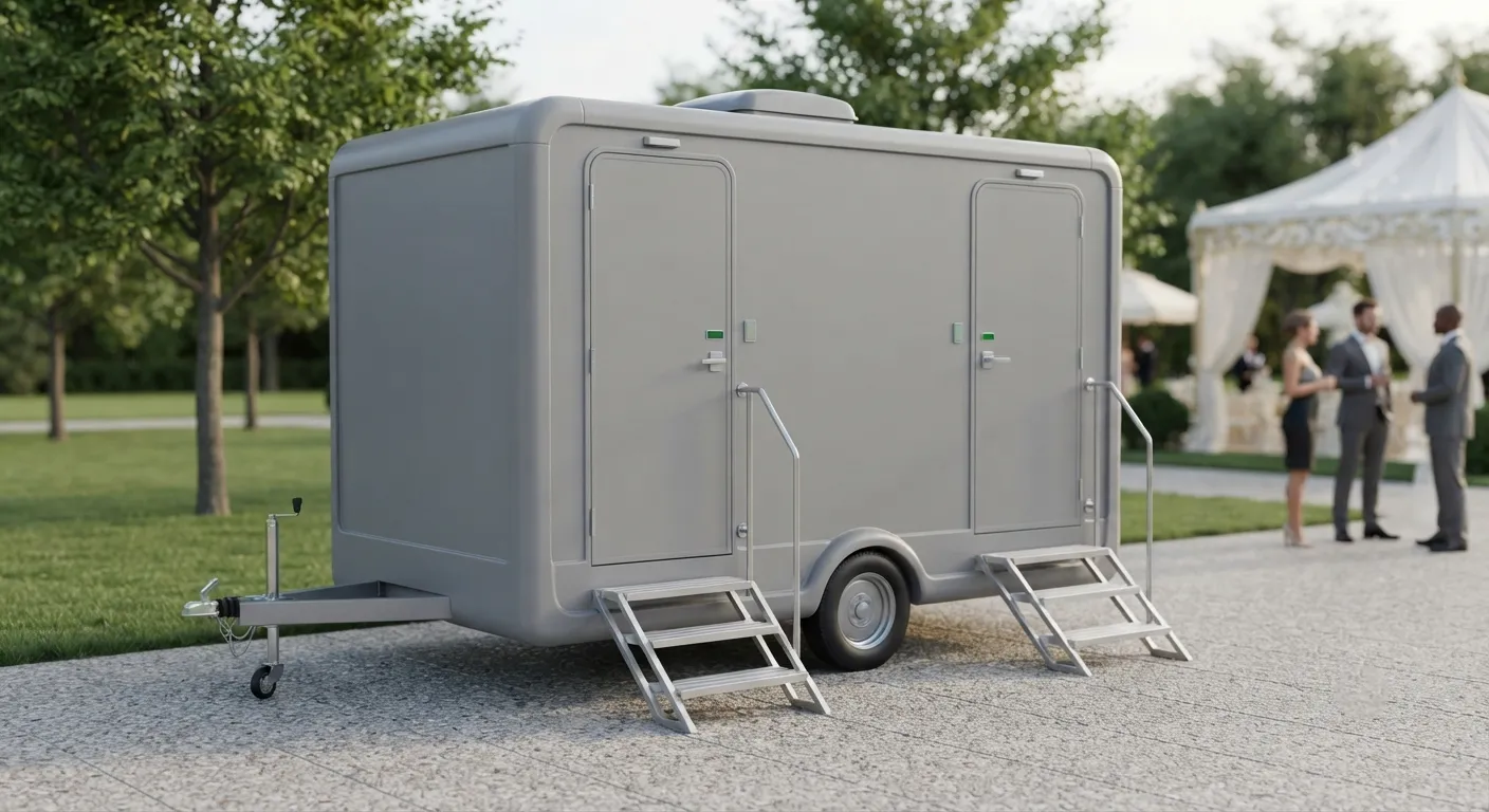 2 Stall Restroom Trailer in Southfield, MI