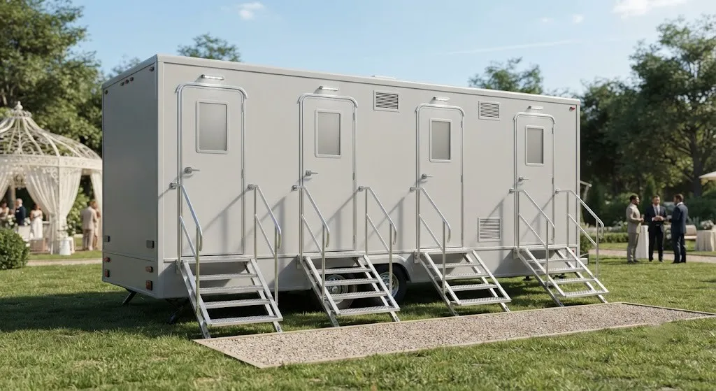 4 Stall Restroom Trailer in Southfield, MI