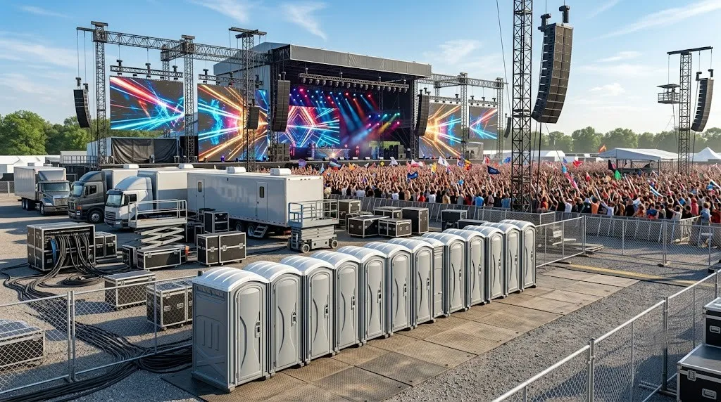 Concert Restroom Rental in Southfield, MI