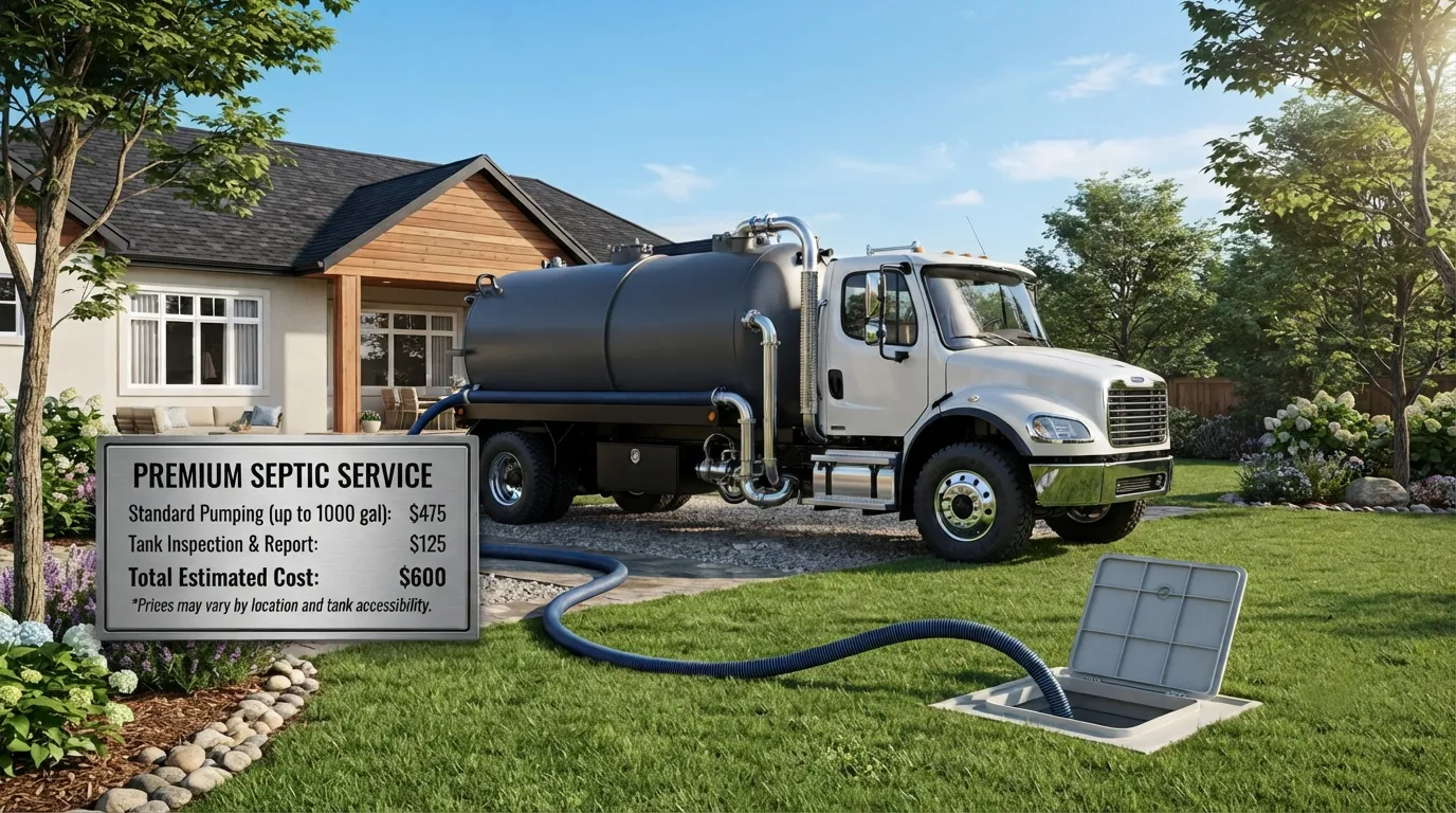 Septic Tank Pumping Cost in Southfield, MI